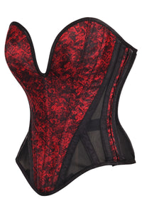 Corsé rojo y negro Vampiric Seductress