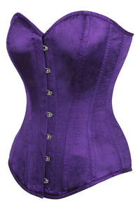 Sobrepantalón de satén morado oscuro Instant Shape Overbust
