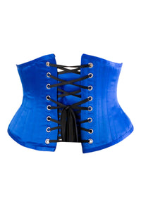 UNDERBUST WASPIE DE RASO AZUL COBALTO PARA ENTRENAMIENTO DE CINTURA