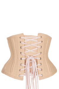 Corset Story EXS001 Beige Cotton Waist Training Waspie Corset