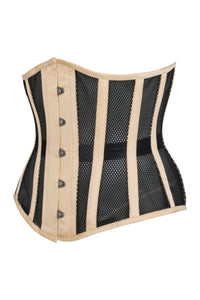 Busto de malla beige Underbust