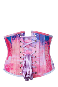 Corset Story MY-635 Cotton Candy Pink and Blue Waspie Corset