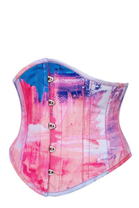 Corset Story MY-635 Cotton Candy Pink and Blue Waspie Corset