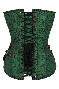 Corsé Steampunk Verde