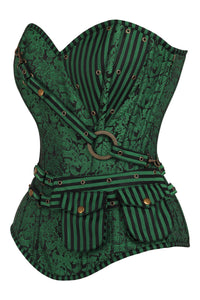 Corsé Steampunk Verde