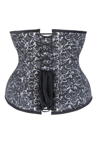 Corsé de cintura de plata de formación Underbust - Longline