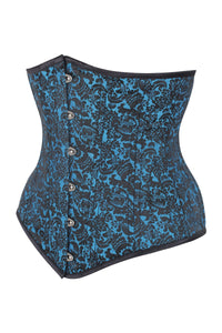 Corsé de cintura turquesa - Longline Underbust
