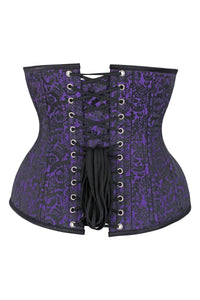 Corsé de cintura púrpura Longline Underbust