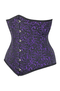Corsé de cintura púrpura Longline Underbust