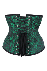 Corsé de cintura verde - Longline Underbust