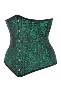 Corsé de cintura verde - Longline Underbust