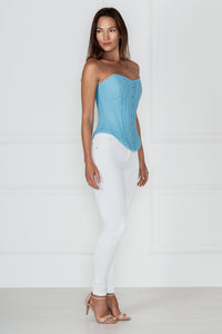 Corset Story WTS808 Historically Inspired 1800-1850 Cotton Overbust Corset