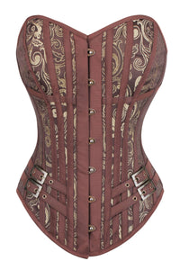 Corset Story WTS817 Steampunk LARP Overbust Corset with buckles