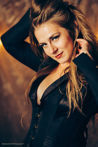 Chaqueta de esmoquin con corsé