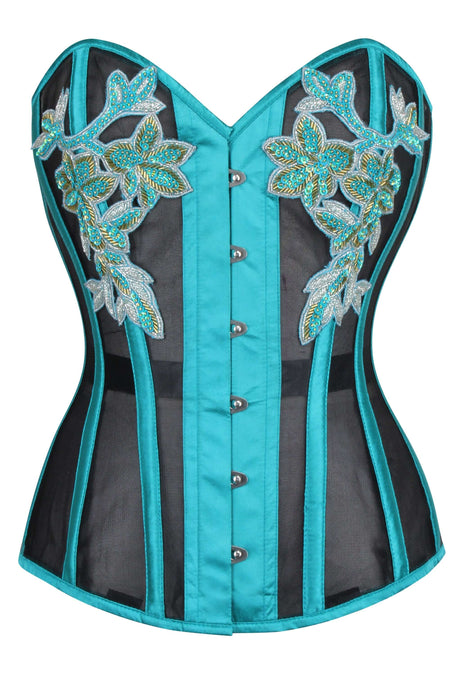 Corset Story WTS920 Aqua Overbust Mesh Corset