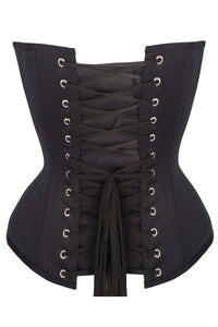 Corset Story WT-004 Black Waist Training Overbust Corset
