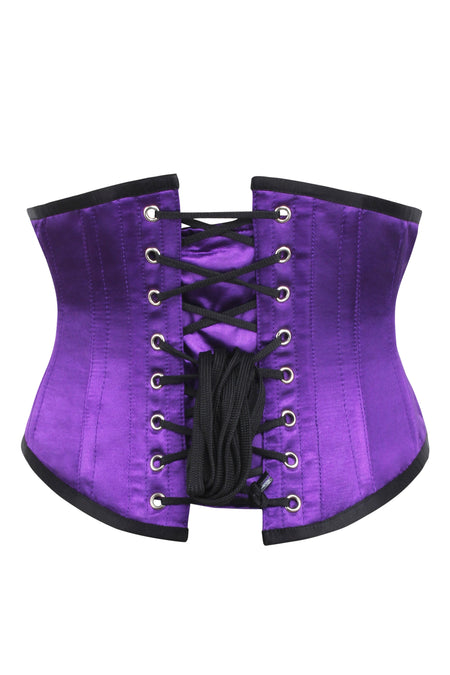 Corset Story BC-041 Purple Satin Waspie Underbust